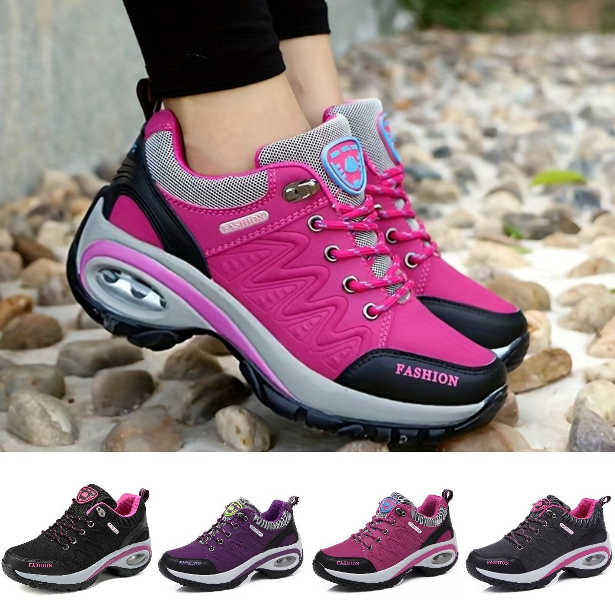 🔥🔥50%OFF！【35-42】--1 para 119 zł.，Nowe codzienne buty damskie, miękka podeszwa, podwyższające, wygodne i antypoślizgowe.