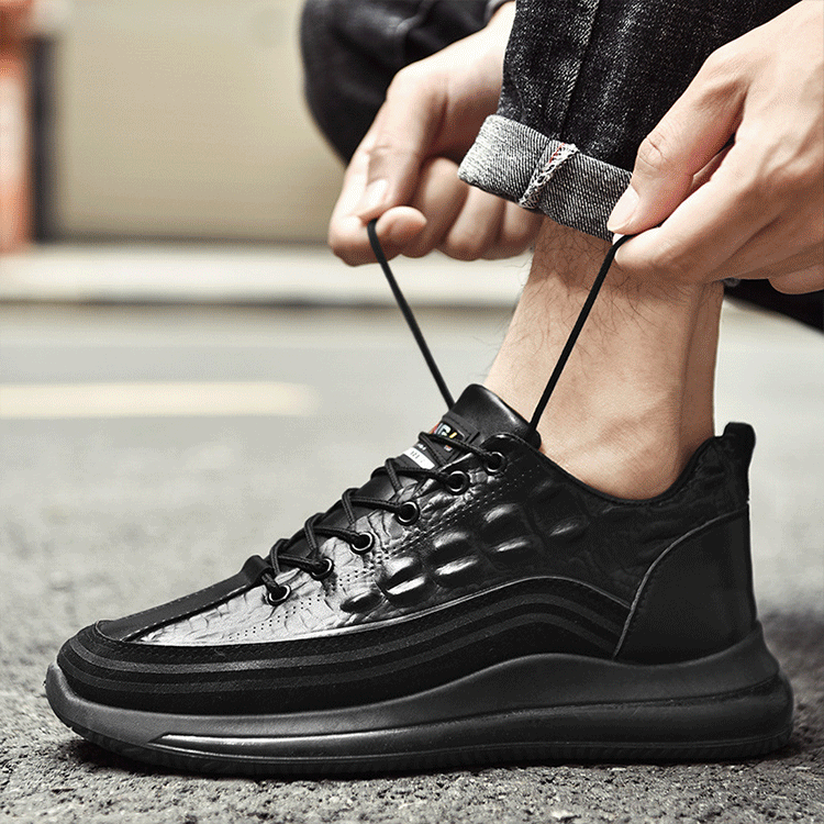 ⏰Ostatni dzień - 50% zniżki👞【38-48】Luksusowe włoskie trampki z nadrukiem krokodyla