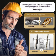 🔥Gorąca oferta 🔥 【4+5+6+8+10+12mm】🔥Zestaw 6-ostrzowych wierteł mimośrodowych o wysokiej wytrzymałości