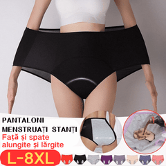 【50% OFF】🔥【Opakowanie 3 sztuk】 nowe, ulepszone majtki z wysokim stanem, odporne na przeciekanie - wygodne i przyjazne dla skóry