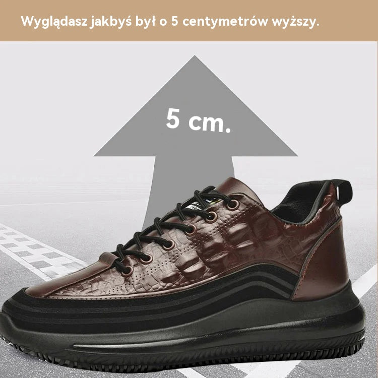 ⏰Ostatni dzień - 50% zniżki👞【38-48】Luksusowe włoskie trampki z nadrukiem krokodyla