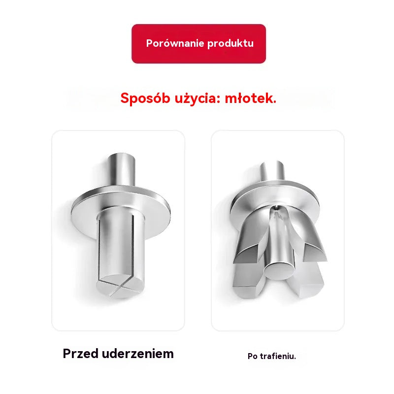【500 SZT.】🔧 Nity aluminiowe z rozprężaniem młotkowym – szybkie i bezpieczne mocowanie bez wysiłku!🔩