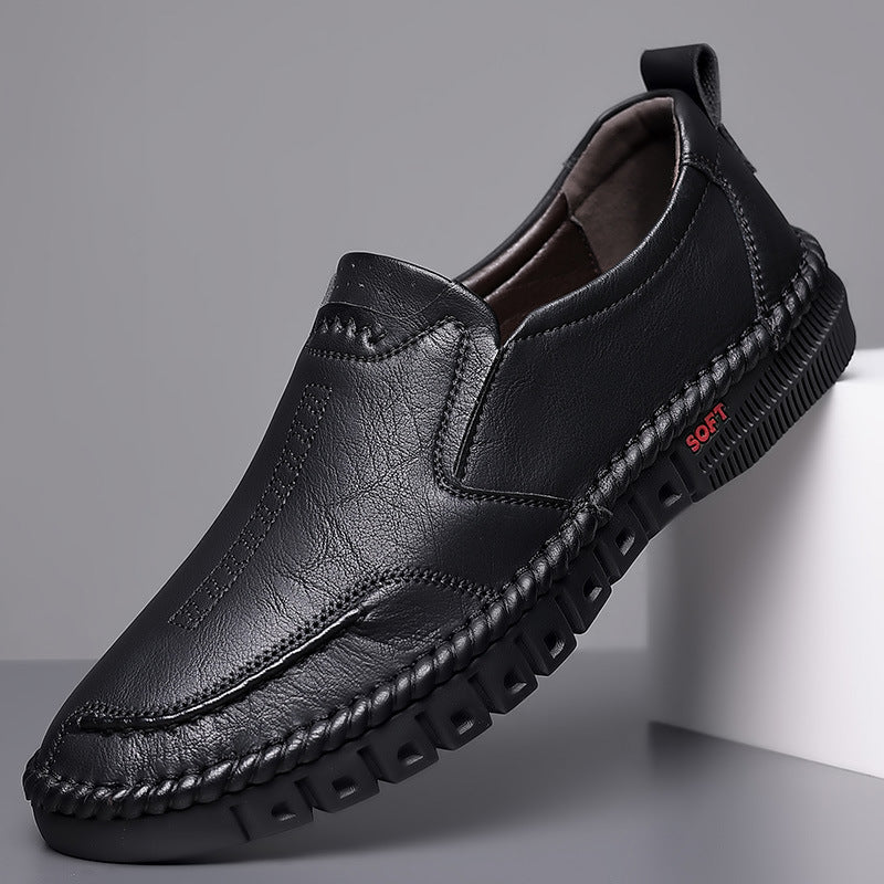 🏆😍30% zniżki!【39-44】Męskie buty sportowe na co dzień 2025 są wykonane z miękkiej skóry i mają miękką, antypoślizgową i oddychającą podeszwę.