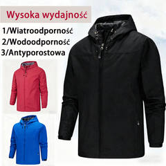 【XS-6XL】Unisex, wygodna, wiatroszczelna kurtka z regulacją temperatury