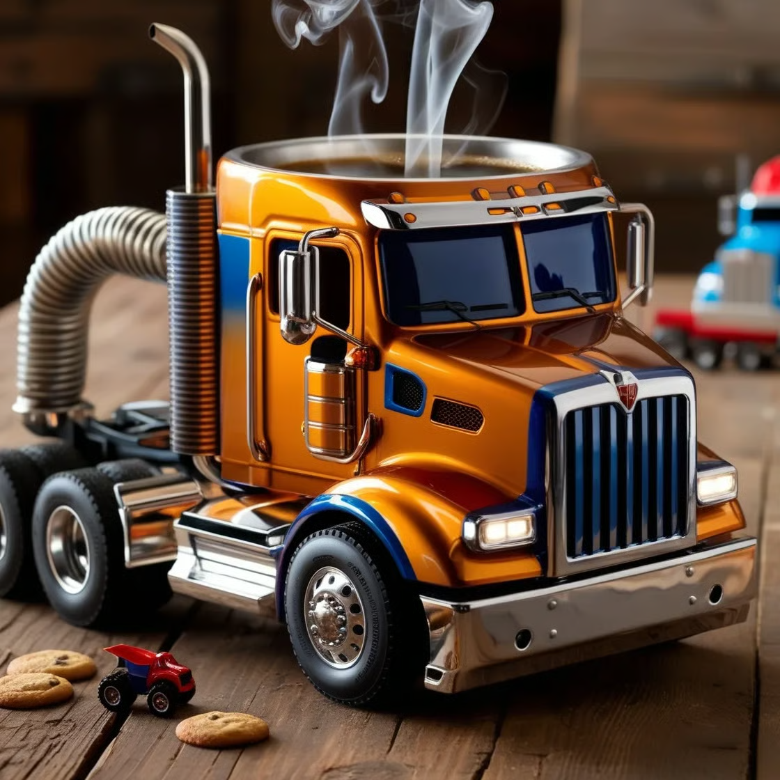 🚛【😍30% zniżki!】Ręcznie robiony kubek do kawy w kształcie ciężarówki