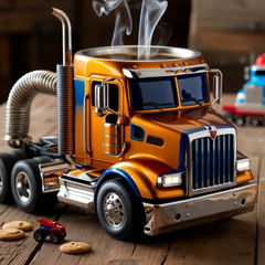 🚛【😍30% zniżki!】Ręcznie robiony kubek do kawy w kształcie ciężarówki