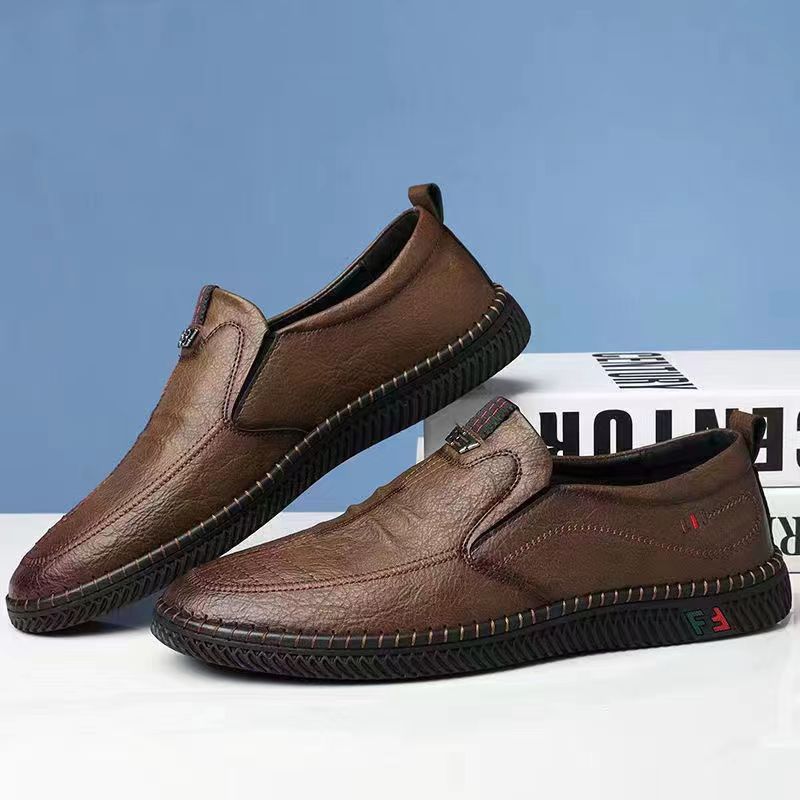 [38-44] 👞 Nowe buty męskie z miękkiej skóry z 2026 r. | Oddychające i wygodne | Łatwe do chodzenia