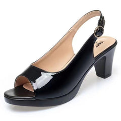 💞【35-40】Eleganckie i casualowe sandały na wysokim obcasie z odkrytymi palcami.