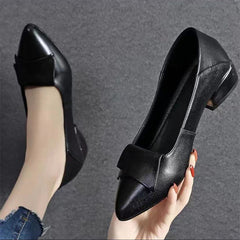 🔥🔥【Nowe modne buty damskie na rok 2026】🥿💥【Rozmiary 35-40】Nowe płaskie buty z miękkiej skóry, antypoślizgowe, wygodne i oddychające, modne i uniwersalne.