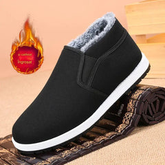 🔥【39-44】👟2026 jesienne i zimowe buty śniegowe dla osób w średnim i starszym wieku, pogrubione i aksamitne, ciepłe