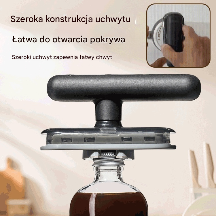 🔥😍50% zniżki!【Kup jeden, a drugi dostaniesz gratis🔥】Wielofunkcyjny otwieracz do puszek z antypoślizgową powierzchnią, odpowiedni do różnych puszek