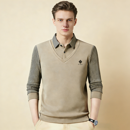 🔥(M-4XL) Dwuczęściowy top termiczny męski z najwyższej jakości kaszmiru