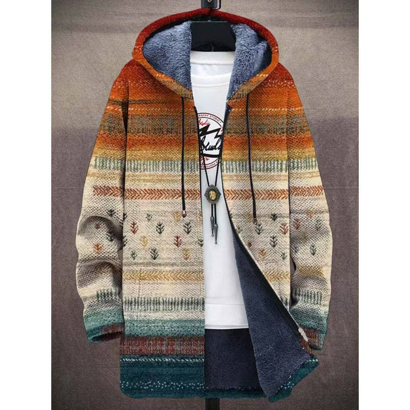 【S-4XL】Męska, swobodna, ciepła kurtka jesienno-zimowa wykonana z grubej wełny i aksamitu, odpowiednia na większe rozmiary 4170793