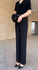 🔥😍30% zniżki!🔥【M-4XL】👖🎁2026 Nowe, wysokiej jakości spodnie casualowe z prostymi nogawkami, dopasowane spodnie z wysokim stanem, wygodne w noszeniu