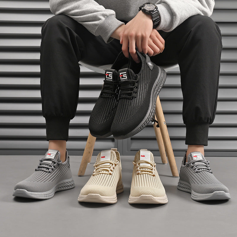 🔥🔥【39-44】👟 Nowy styl Wygodne, przewiewne buty męskie z siateczki – antypoślizgowe, modne i idealne na co dzień