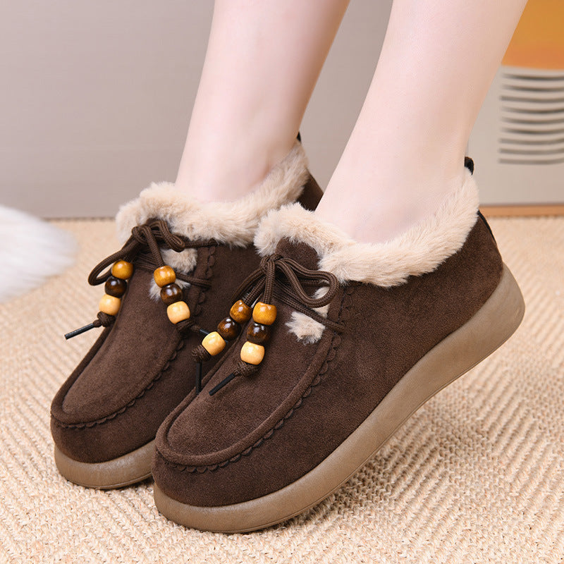 【36-41】🔥🏆Nowe zimowe, ciepłe damskie mokasyny z podszewką z polaru