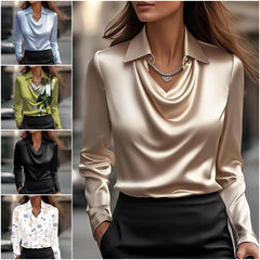 🔥🍁【Jesienna nowość】【S-3XL】🌷Nowa prosta i elegancka koszula damska