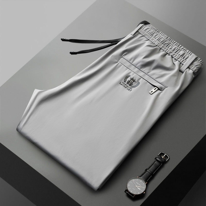 🔥【😍30% zniżki!】👖【40-115 kg】Nowe spodnie z elastycznego jedwabiu na wiosnę i lato
