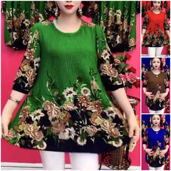 🌸😍30% zniżki!【S-4XL】 2026 Nowy modny, swobodny T-shirt z nadrukiem, luźny i elastyczny, odpowiedni dla kobiet o każdym typie sylwetki