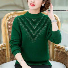 🔥😍30% zniżki!【M-4XL】Zimowy nowy sweter dzianinowy z polaru, gruby, ciepły kaszmir