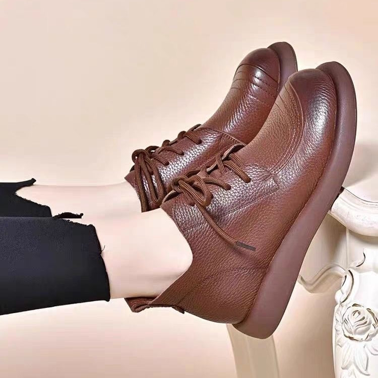 👢😍30% zniżki!【35-40】Damskie, wodoodporne, skórzane buty - z wygodną podeszwą, dostępne w wersji z podszewką i bez podszewki