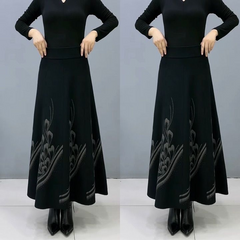 🔥😍30% zniżki!👗🎀【S-3XL】Spódnica z grubej wełny na jesień i zimę, modna i uniwersalna