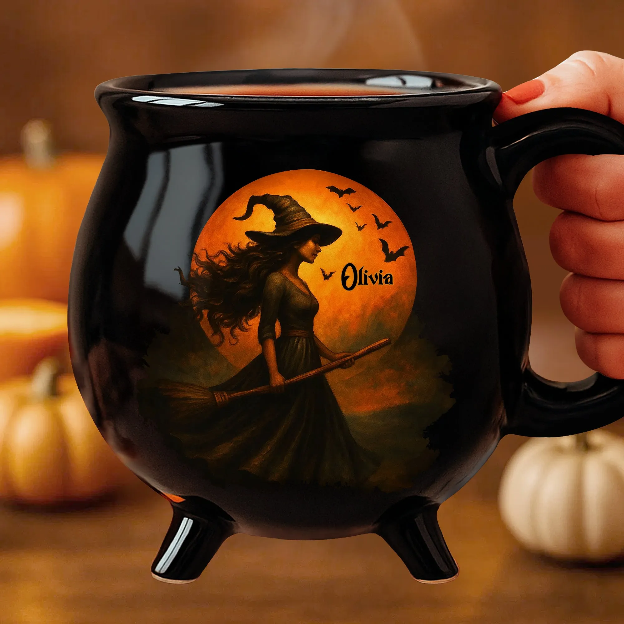 🧙‍♀️🎃🔥😍30% zniżki!🔥Kreatywny i wyjątkowy kubek z kamieniami szlachetnymi w kształcie kotła czarownicy