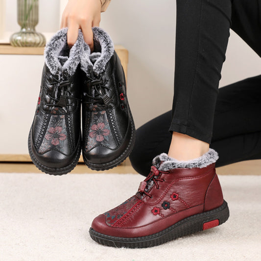 🔥🔥【Rozmiary 35-40】Ręcznie robione damskie botki, antypoślizgowe i ciepłe, utrzymujące ciepło stóp nawet w deszczową lub śnieżną pogodę.
