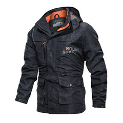 😍30% zniżki!【M-5XL】Męska kurtka outdoorowa, wodoodporna, wiatroszczelna, wytrzymała i długotrwała.