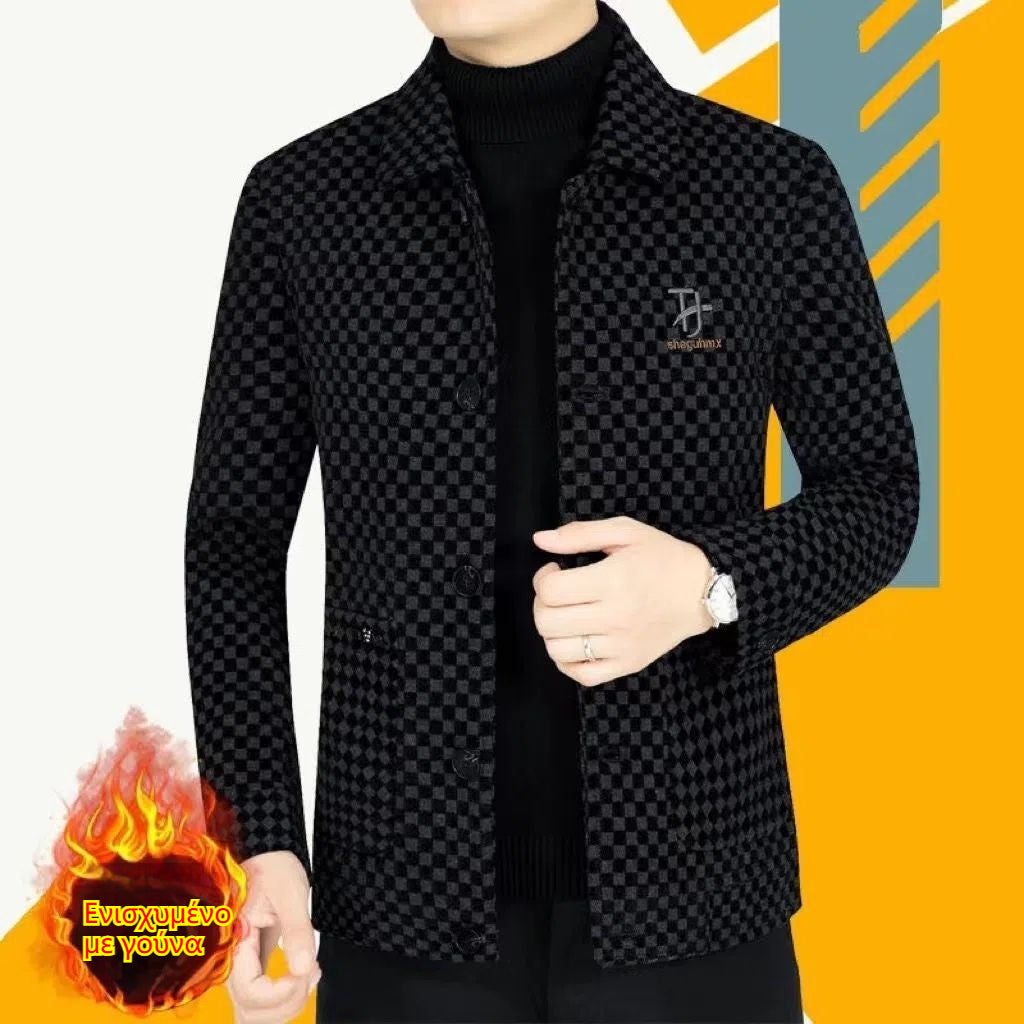 🌟【M-4XL】Oferta specjalna 🔥 Luksusowy męski płaszcz wełniany