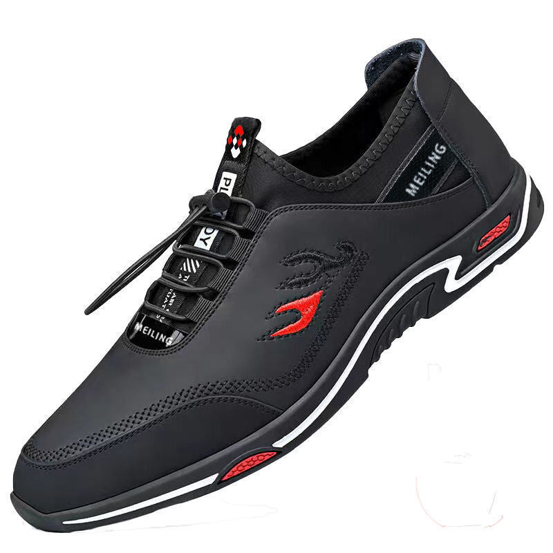 👞Trampki męskie, 【39-44】✅ antyzapachowe ✅ miękka skórzana podeszwa ✅ modne i uniwersalne