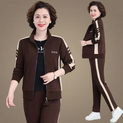 🔥【M-5XL】【Top + Spodnie】😍 Nowy modny jesienny zestaw sportowy do noszenia na co dzień