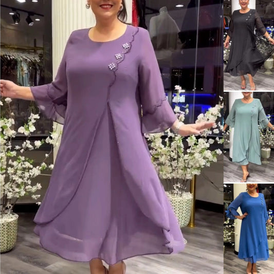💟【S-5XL】👗2026 Nowe sukienki z szyfonu wysokiej jakości