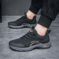 🥰【😍30% zniżki!】👞【39-44】Buty sportowe wykonane ze skóry odpornej na wodę i zabrudzenia, z miękką podeszwą zapewniającą maksymalny komfort