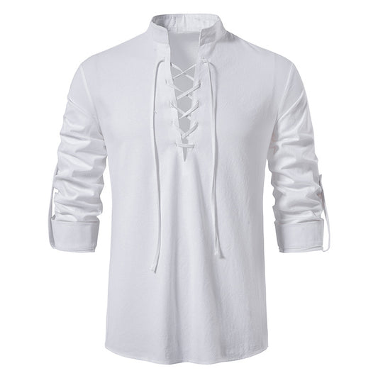 【Promocja 45% OFF】【S-3XL】Męska i oddychająca koszula z bawełny i lnu