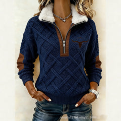 🔥【S-3XL】🔥 Stylowa damska dzianina z długim rękawem i swobodnym krojem