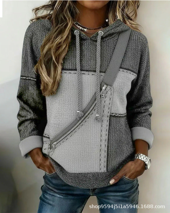 😍30% zniżki!🎀🎀【S-5XL】Damska bluza z długim rękawem i kapturem z nadrukiem