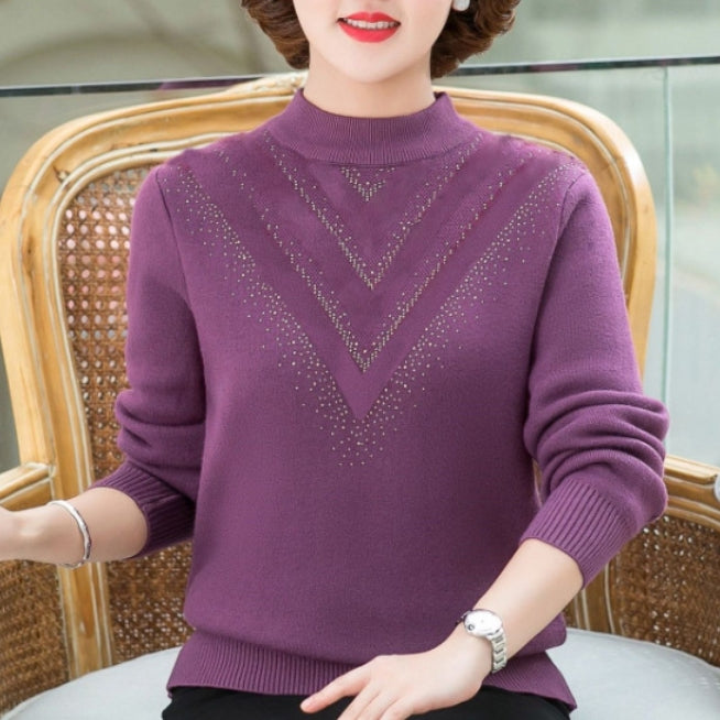 🔥😍30% zniżki!【M-4XL】Zimowy nowy sweter dzianinowy z polaru, gruby, ciepły kaszmir