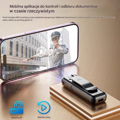 🔥【Oferta ograniczona czasowo!】⏳Kamera wysokiej rozdzielczości, przenośny rejestrator noszony na klatce piersiowej, profesjonalna kamera sportowa.