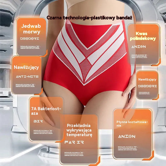 🥰😍【Opakowanie 4 szt. - (Średnia cena 27 złotych polskich)】Bielizna antybakteryjna klasy 7A, wykonana przy użyciu najnowocześniejszej technologii, podnosi pośladki i wyszczupla talię, łącząc wygodę i styl.