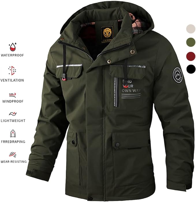 🔥🔥【Wyprzedaż odzieży zimowej‼】【M-6XL】Grube, ciepłe, wiatroszczelne i wodoodporne płaszcze na jesień/zimę, odpowiednie zarówno dla mężczyzn, jak i kobiet.