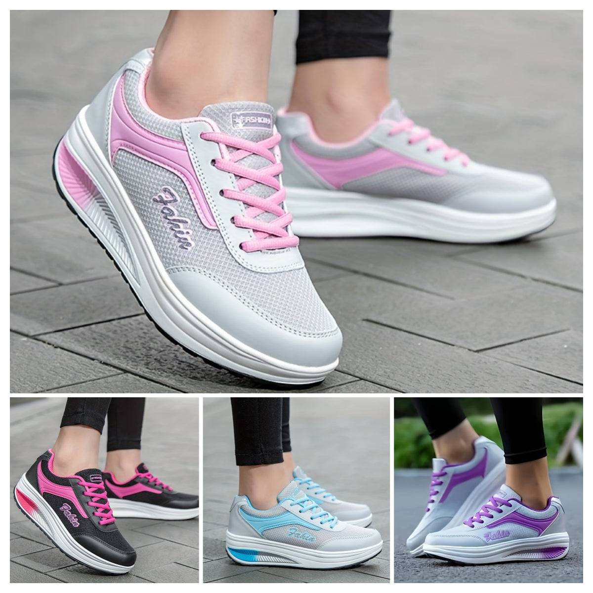 🔥👟【35-43】Modne, oddychające, codzienne trampki damskie