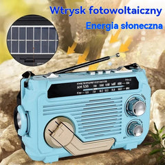🔥50%Zniżki🔥🏕️Przenośna wielofunkcyjna latarka radiowa AM