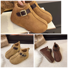 🍂👢🦶【35-40】--1 para butów 119 zł.，2026 Nowe modne i uniwersalne, codzienne buty śnieżne z podszewką z polaru, retro Birkenstocki z grubą podeszwą