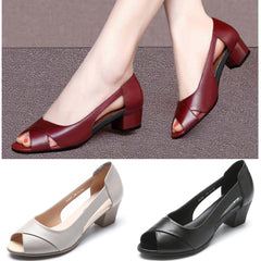 Sandały damskie 👠 [Rozmiary 35-40] Nowe, oryginalne skórzane sandały, niski obcas, wygodne, stylowe i eleganckie