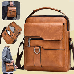 😍30% zniżki!👜 Męska torebka ze skóry bydlęcej na co dzień