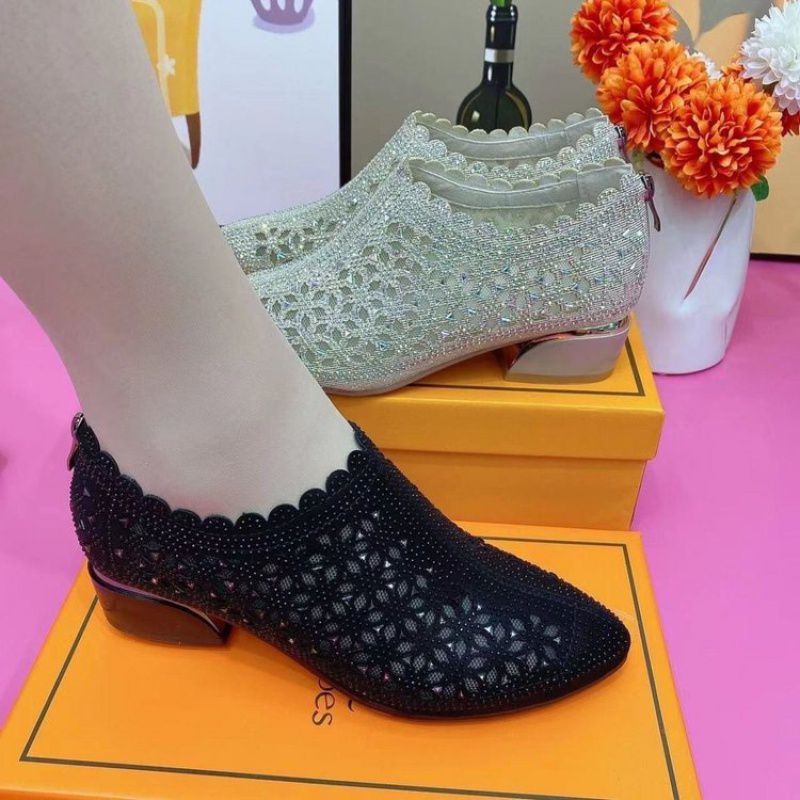 【35-41】2026 Modne damskie buty na niskim obcasie，Wygodne buty damskie
