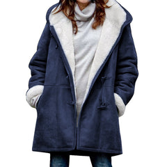 🥼🐏💖😍30% zniżki!【S-5XL】2026 Nowa modna i ciepła damska kurtka zamszowa z wełnianą podszewką, codzienna zimowa odzież wierzchnia