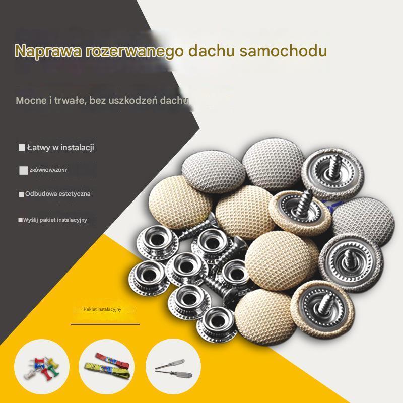 🔥 【30% ZNIŻKI】 Pokrycie dachu samochodu odpada. Napraw klamrę mocującą gwoździe. Modyfikacja i renowacja wnętrza samochodu bez demontażu (zestaw narzędzi montażowych + śrubokręt + ręcznik w zestawie).