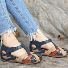 ✨🩰【Promocja sezonowa】【35-43】Damskie wygodne rzymskie sandały z miękkiej skóry